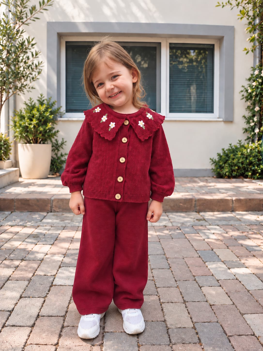 Daisy Bloom Bordo Kız Çocuk Takım